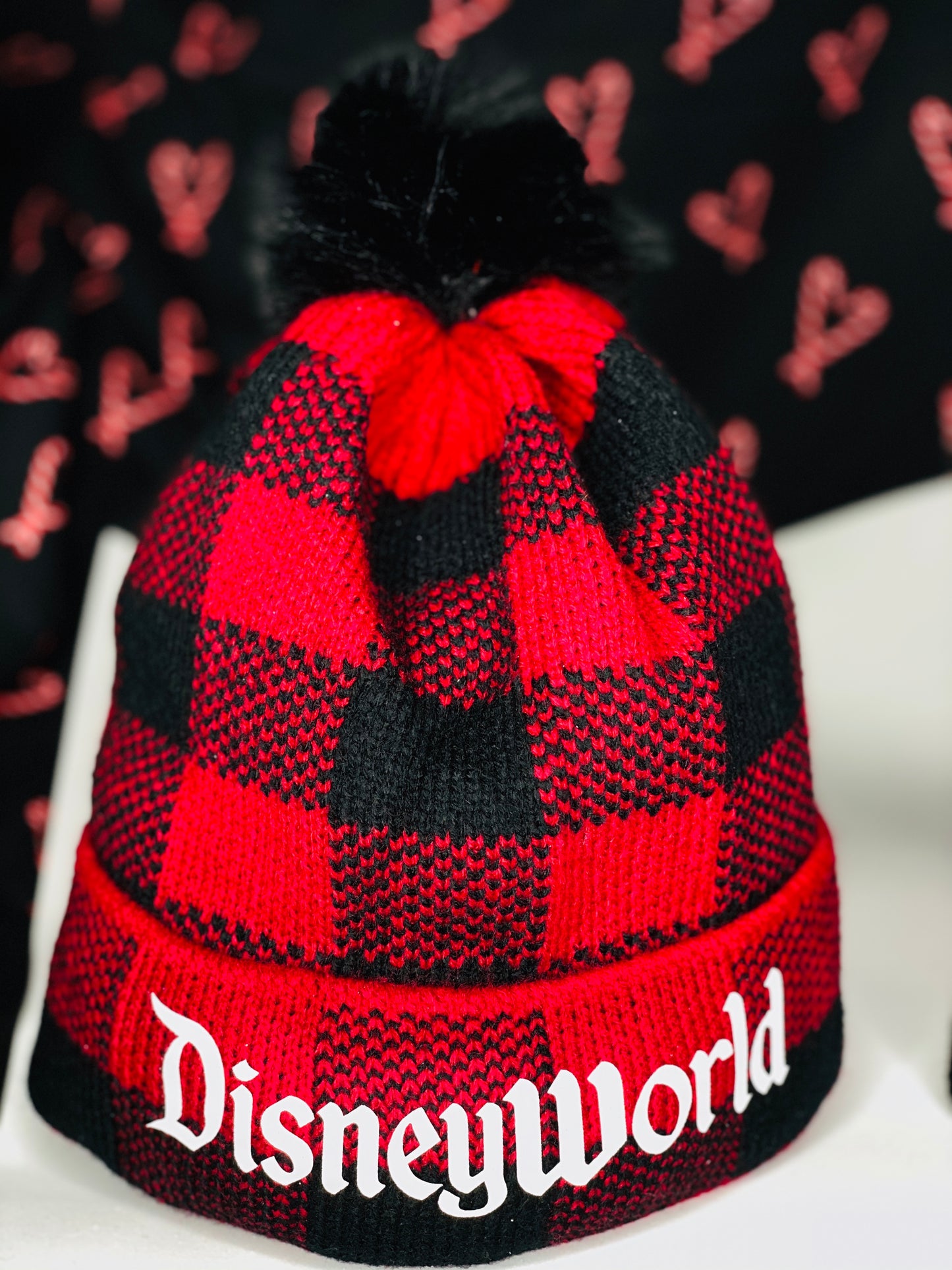 Plaid Beanie Disneyland or Disneyworld