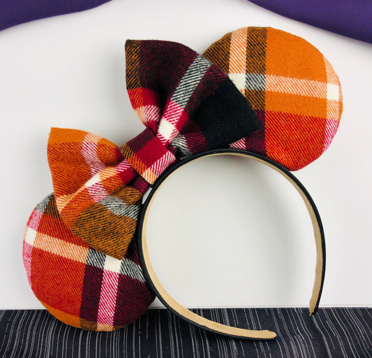 Plaid Fall Ears