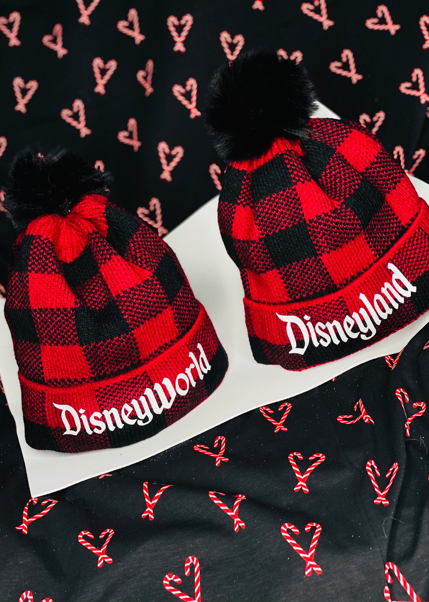 Plaid Beanie Disneyland or Disneyworld