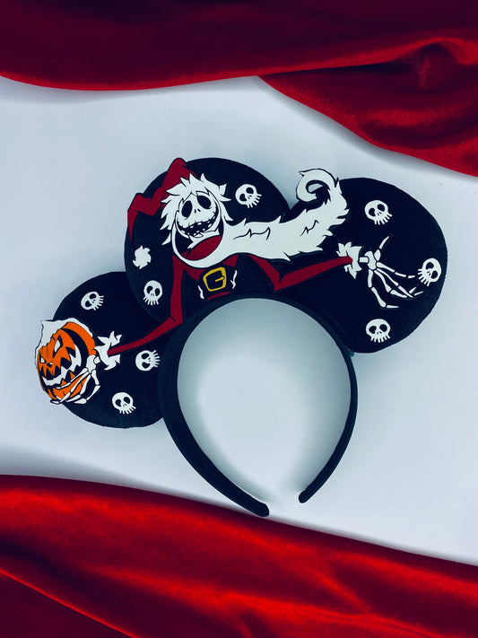Jack Skellington Christmas Inspired Ears