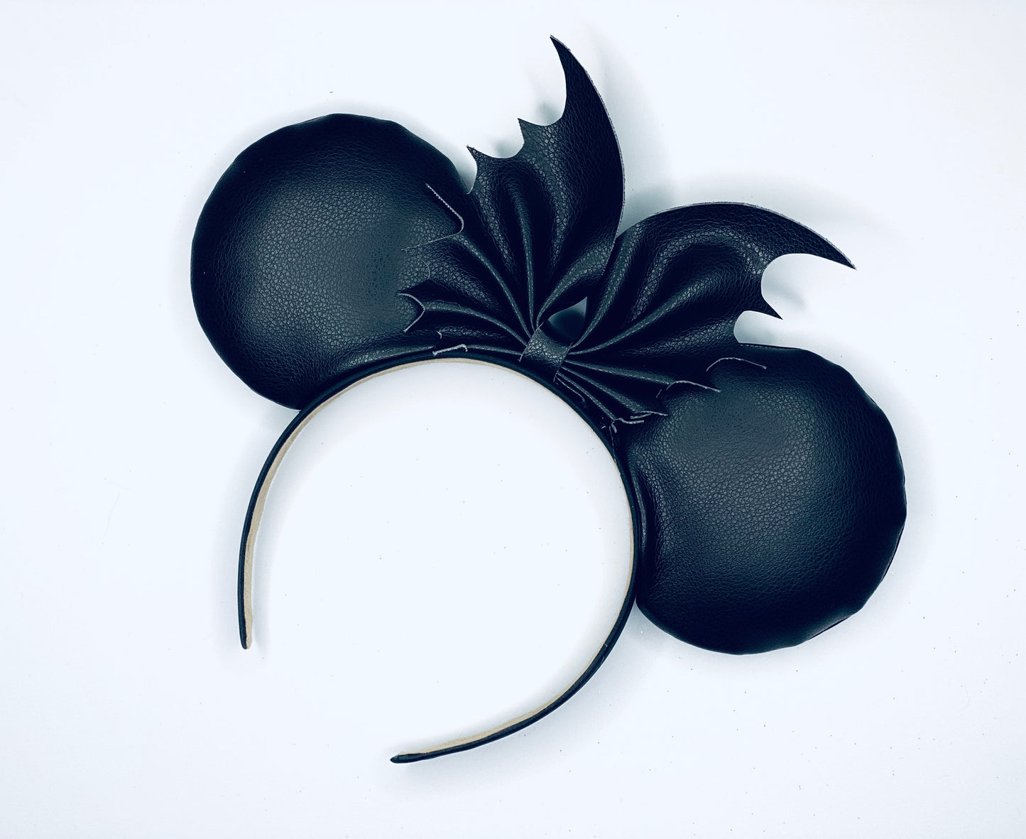 All Faux Leather Bat Ears