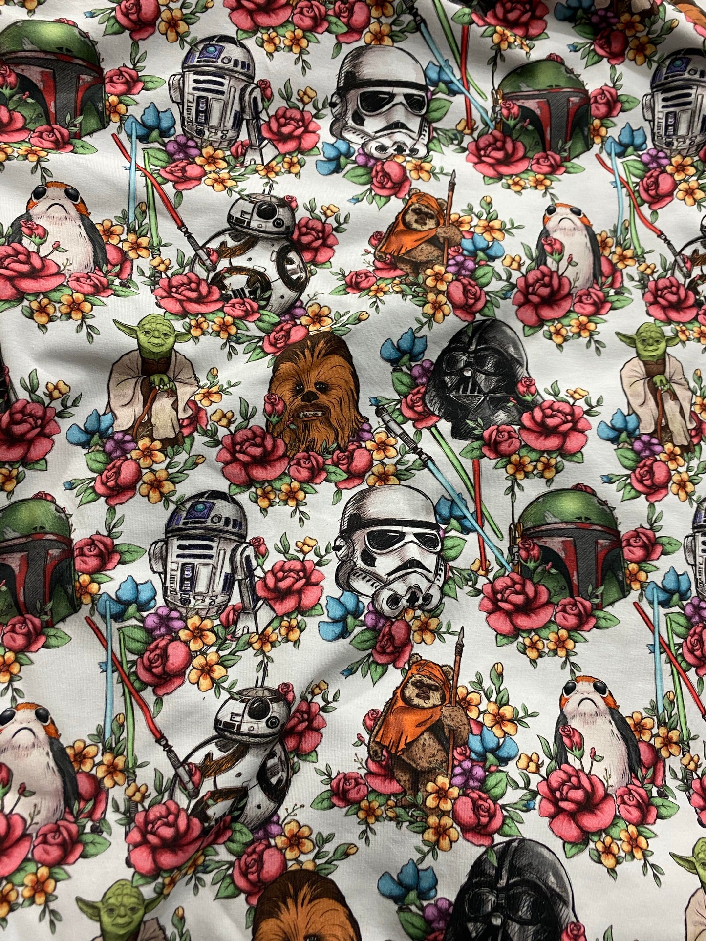 White Star Wars Floral