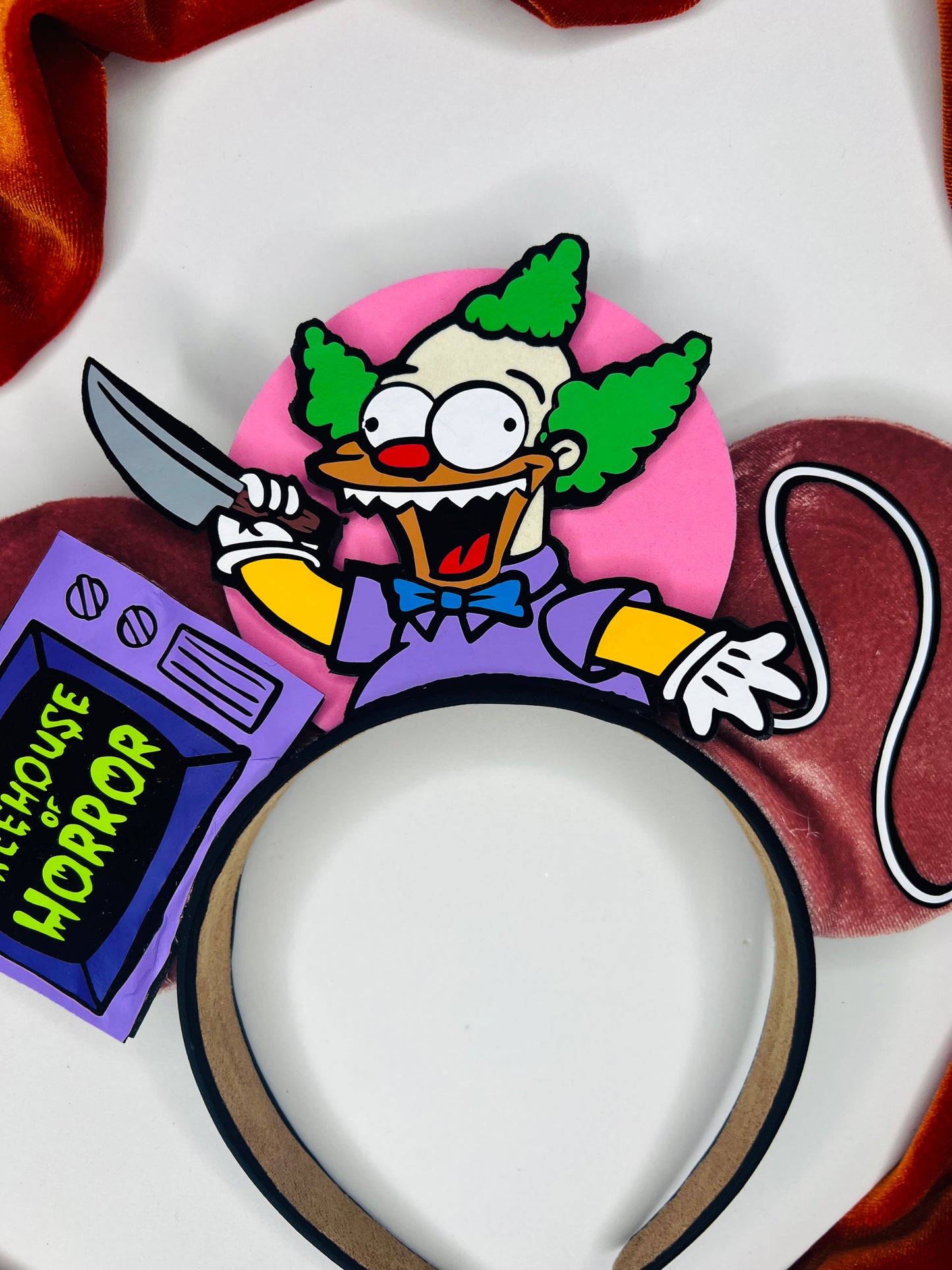 Krusty the Clown Inspired ears
