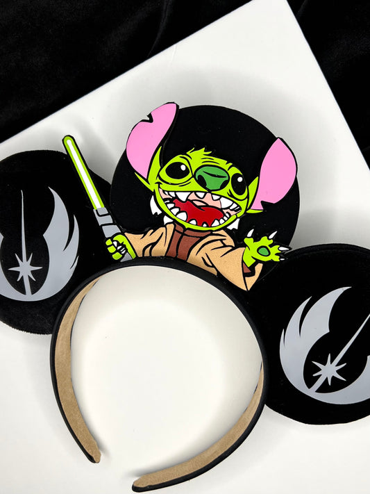 Stitch Yoda Star Wars Inspired Ears