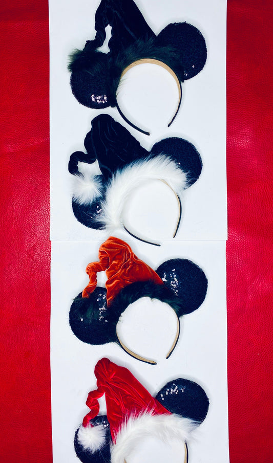 Santa Mouse Inspired Ears