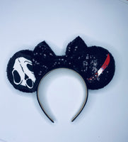 Horror Scream Ghost Face Mouse Inspired Ears