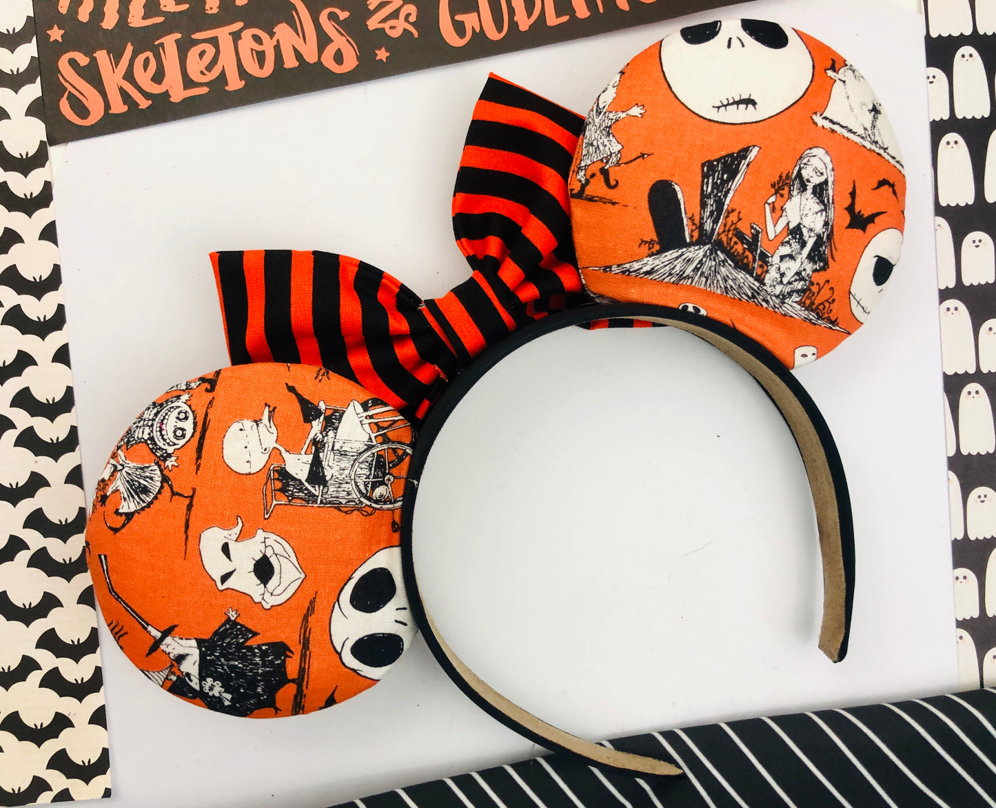 Orange Nightmare Before Christmas Ears
