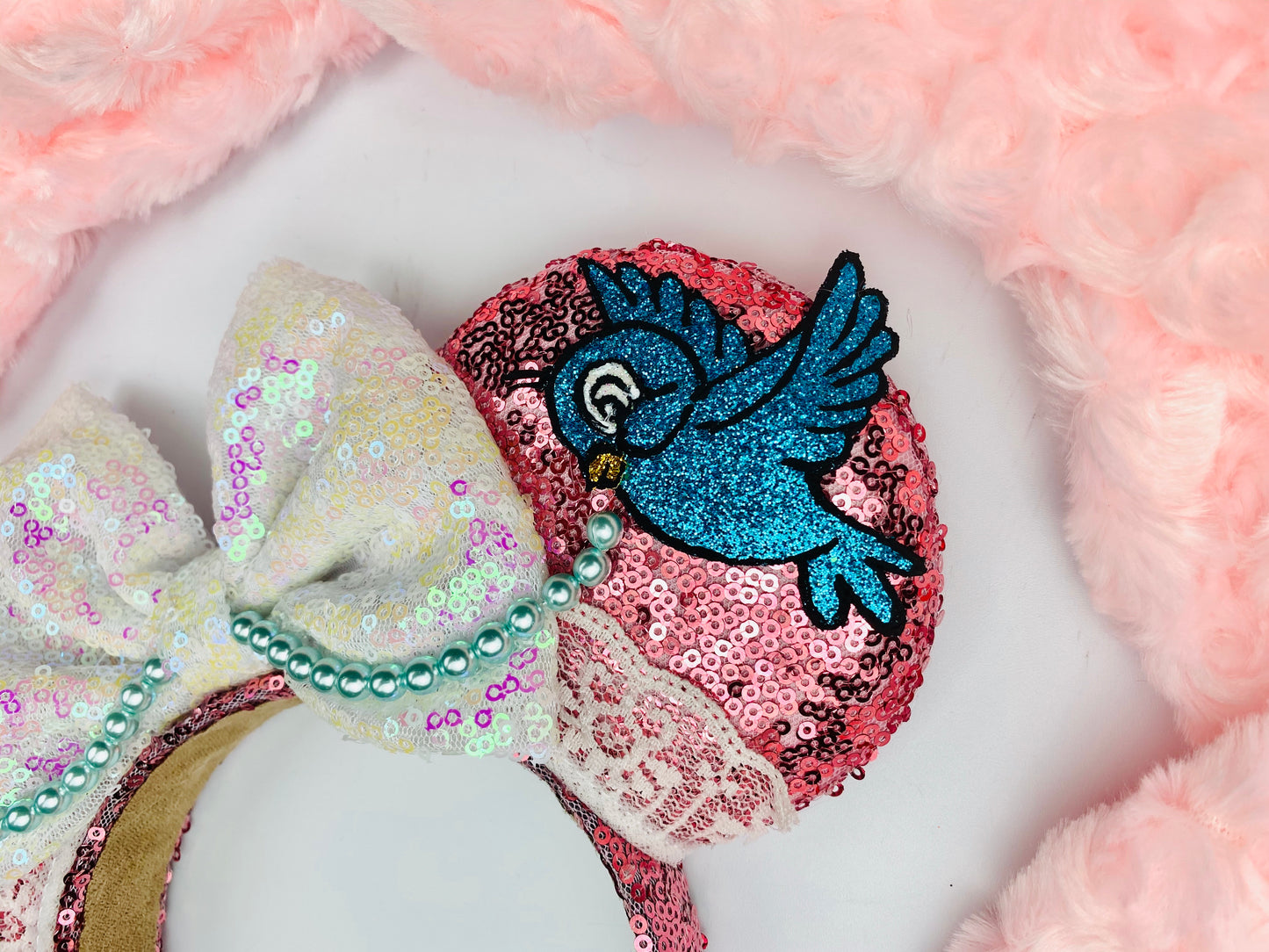 Cinderella Pink Dress Minnie Ears