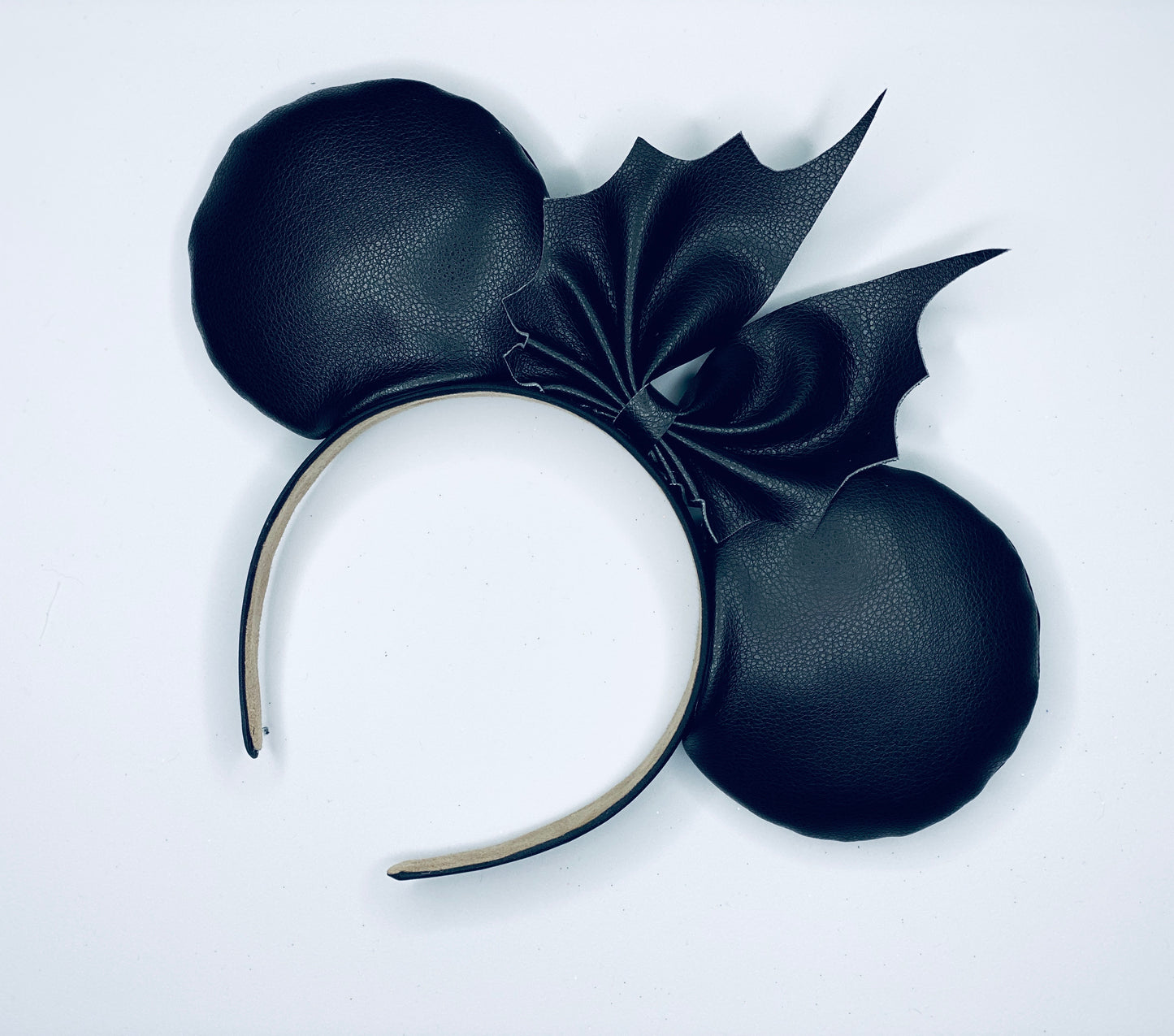 All Faux Leather Bat Ears
