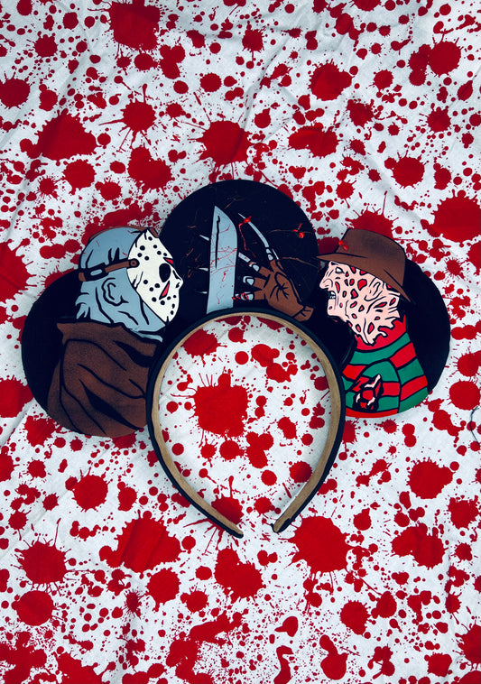 Freddy vs Jason Inspired Ears