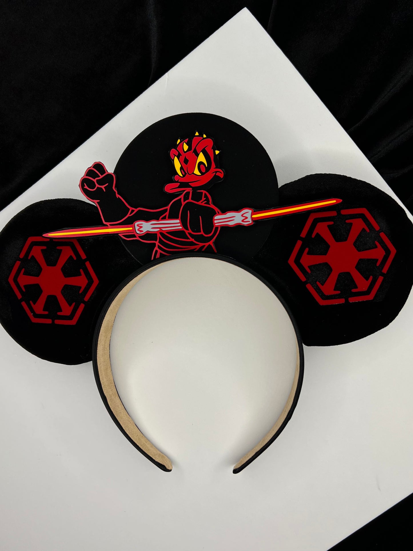 Donald Darth Maul Star Wars inspired Ears