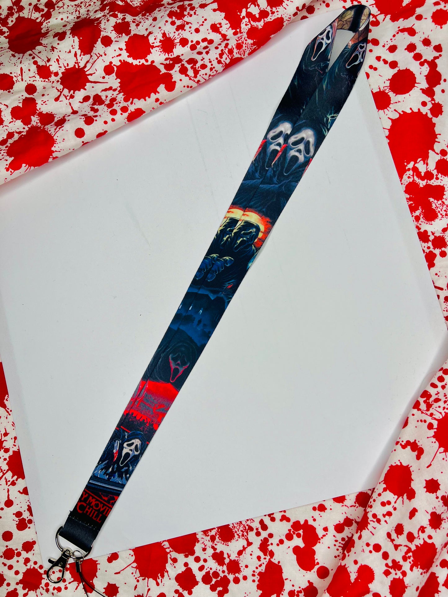 Scream Ghost Face Lanyard