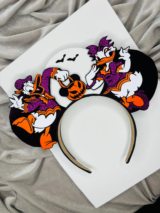 Donald and Daisy Halloween Inspired Ears