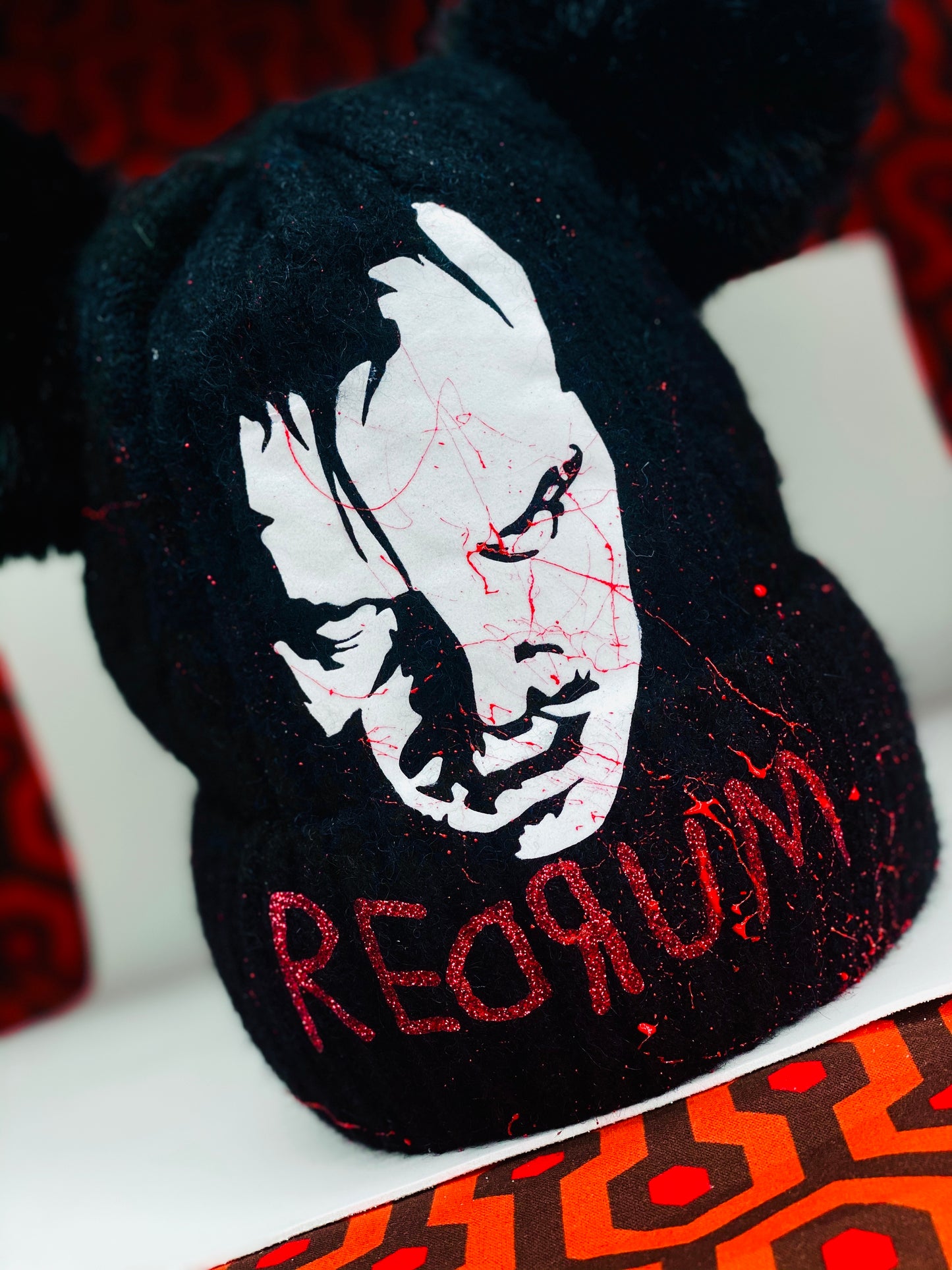 The Shinning Redrum Inspired Beanie