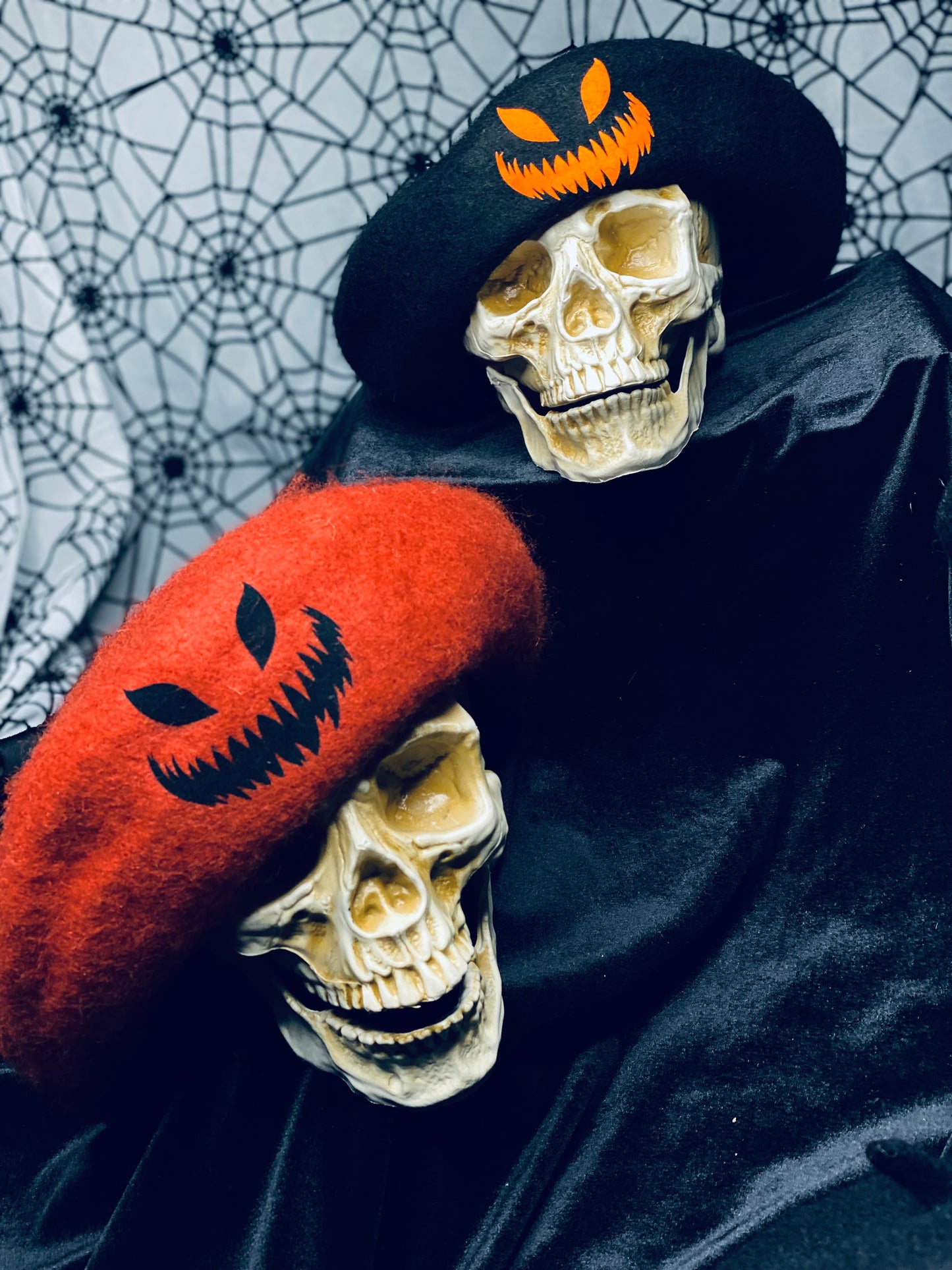 Jack o Lantern Beret