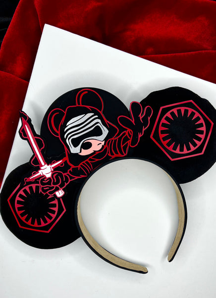 Mickey Kylo Ren Star Wars Inspired Ears
