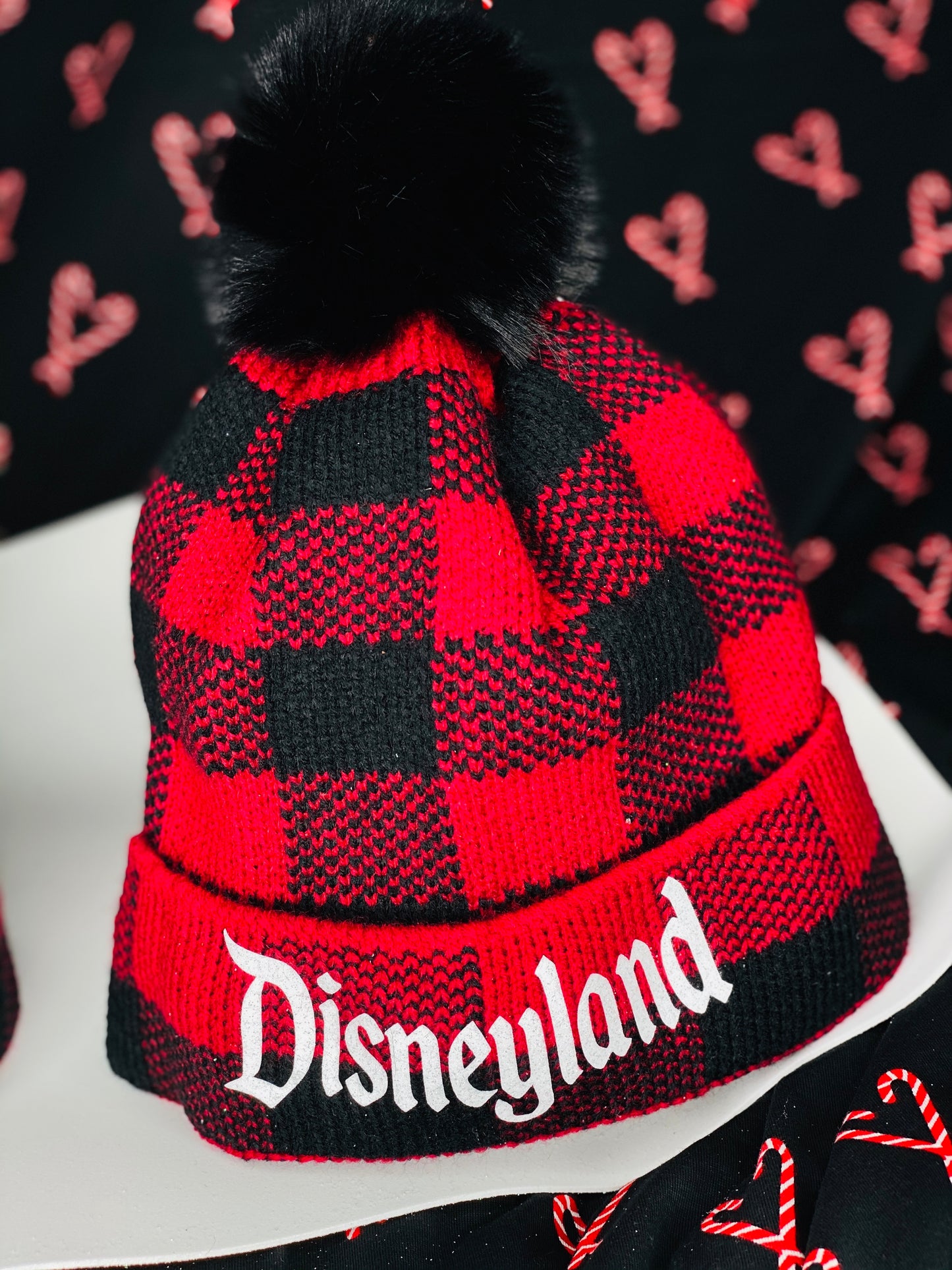 Plaid Beanie Disneyland or Disneyworld