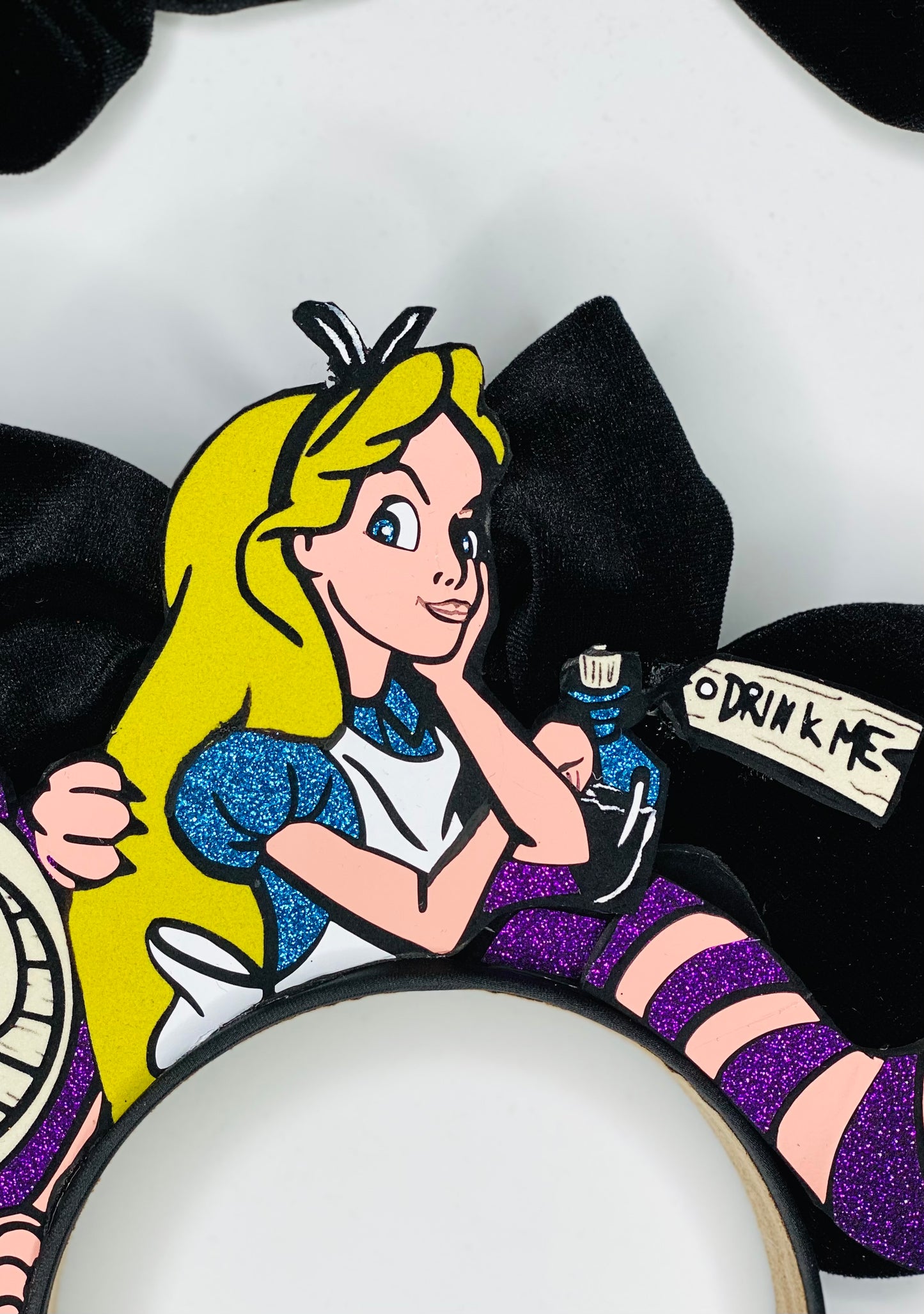 Alice in Wonderland with Cheshire inspired Ears