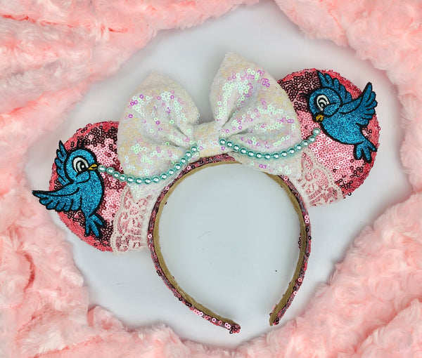 Cinderella Pink Dress Minnie Ears