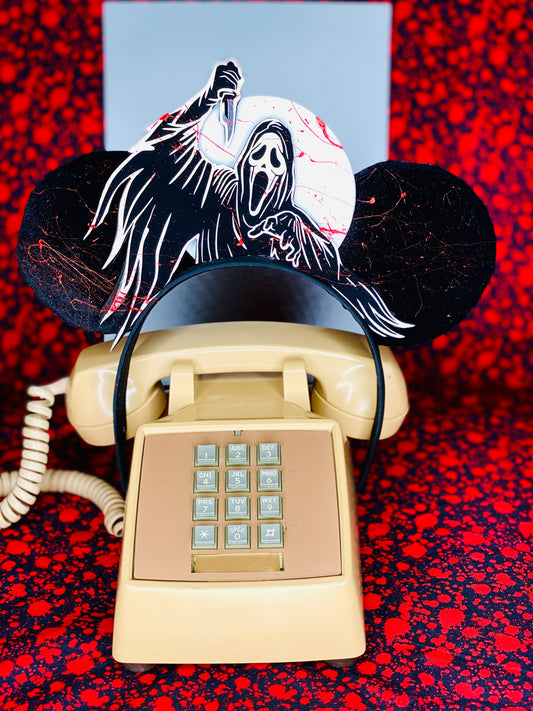Scream Ghost Face inspired Ears
