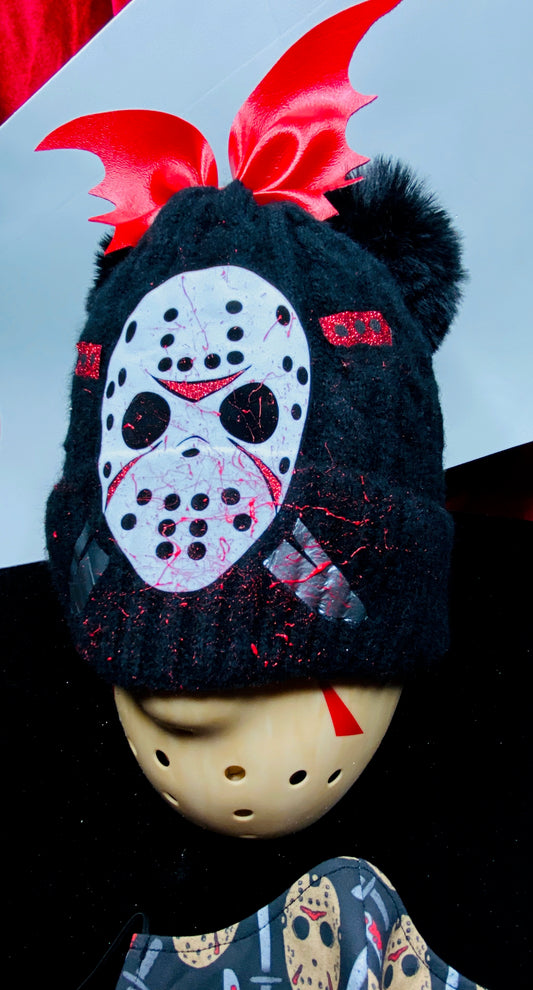 Friday the 13th Jason Inspired Beanie