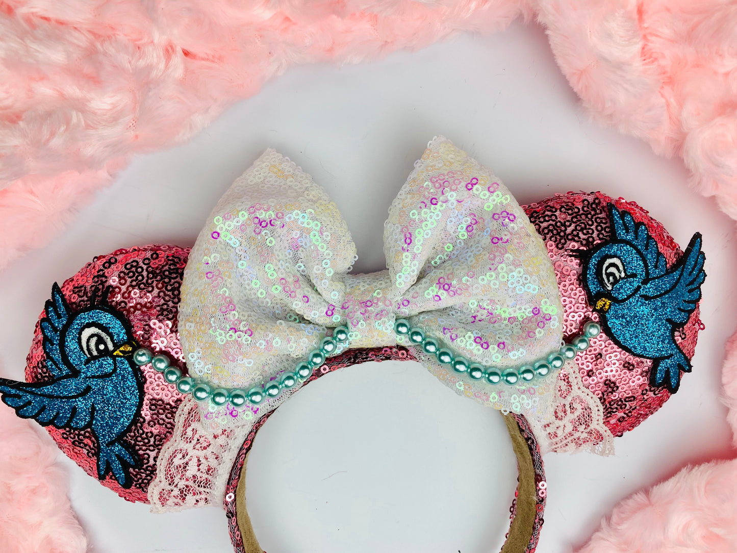Cinderella Pink Dress Minnie Ears