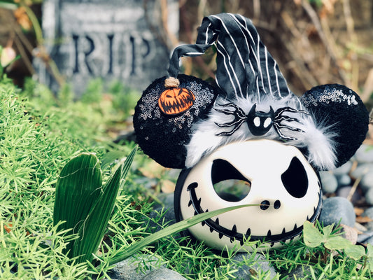 Jack Skellington Santa Hat inspired ears