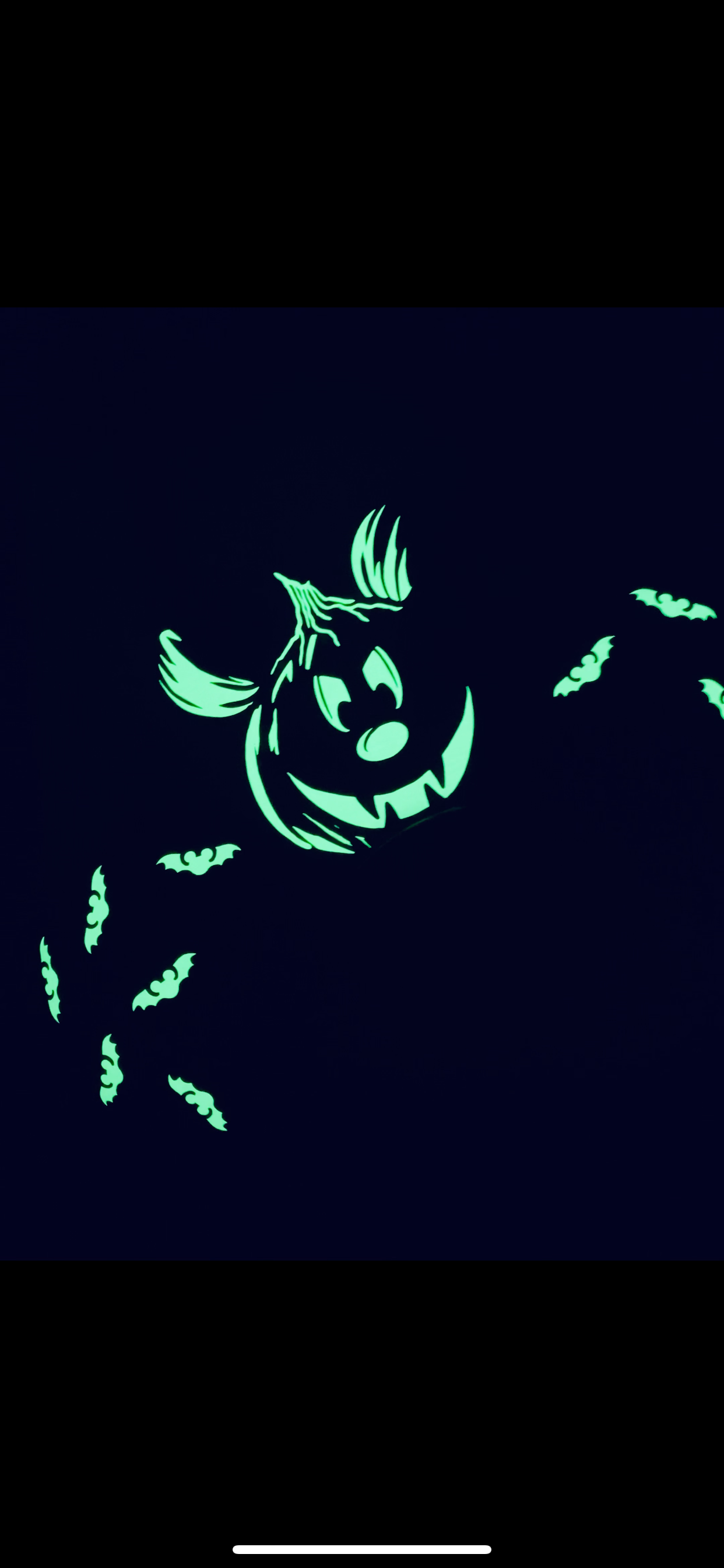 Pumpkin Mickey Inspired Ears (Glow in the dark)