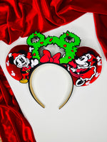 Mickey and Minnie Christmas Inspired Ears